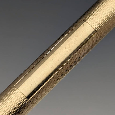 British Vintage Yard O Red Rolled Gold Round Axis Propulsion Pencil in Case